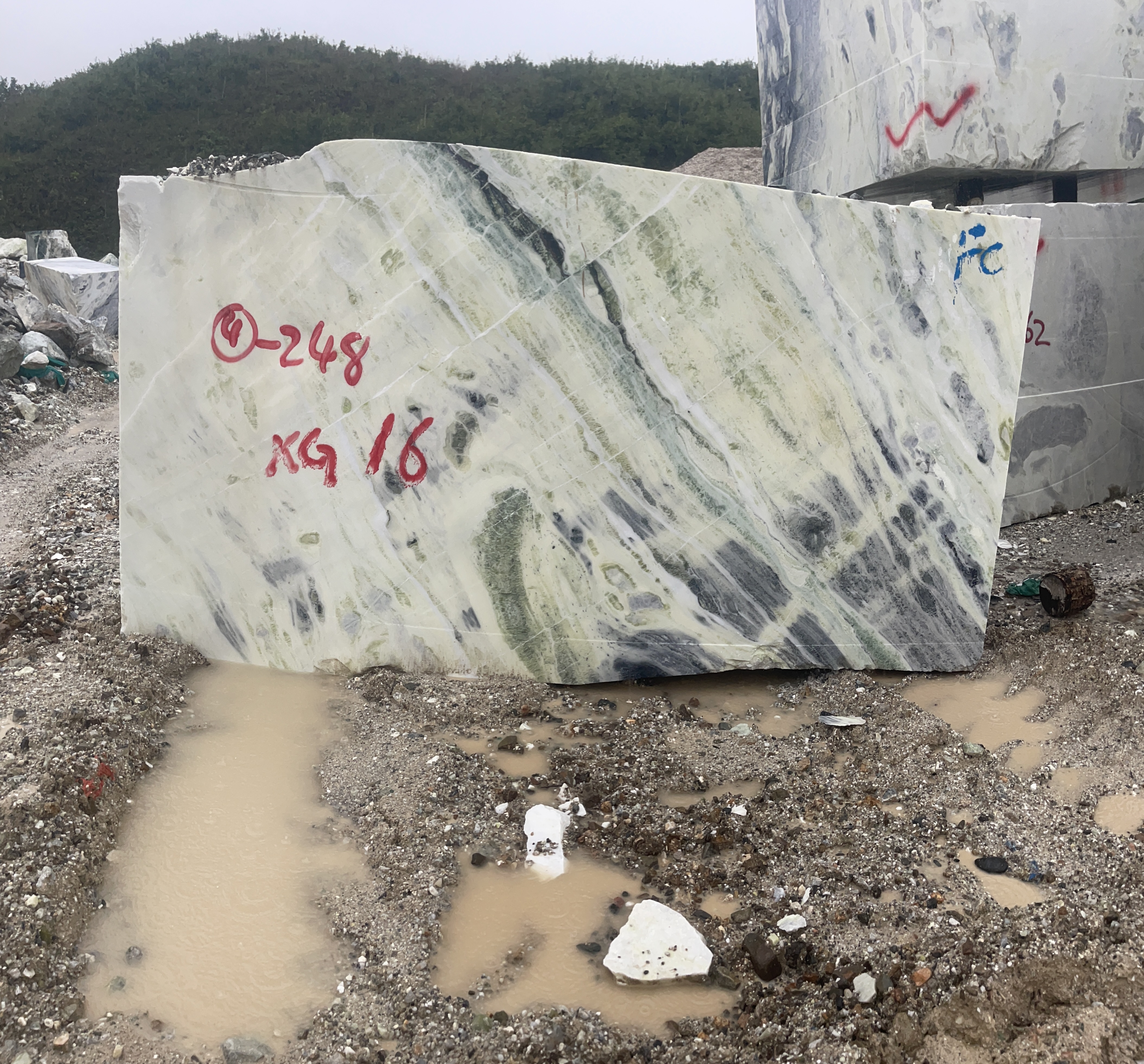 Fendi Green Marble Blocks